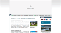 Desktop Screenshot of ferienhaus-hubmann.at
